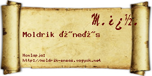 Moldrik Éneás névjegykártya